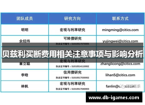 贝兹利买断费用相关注意事项与影响分析